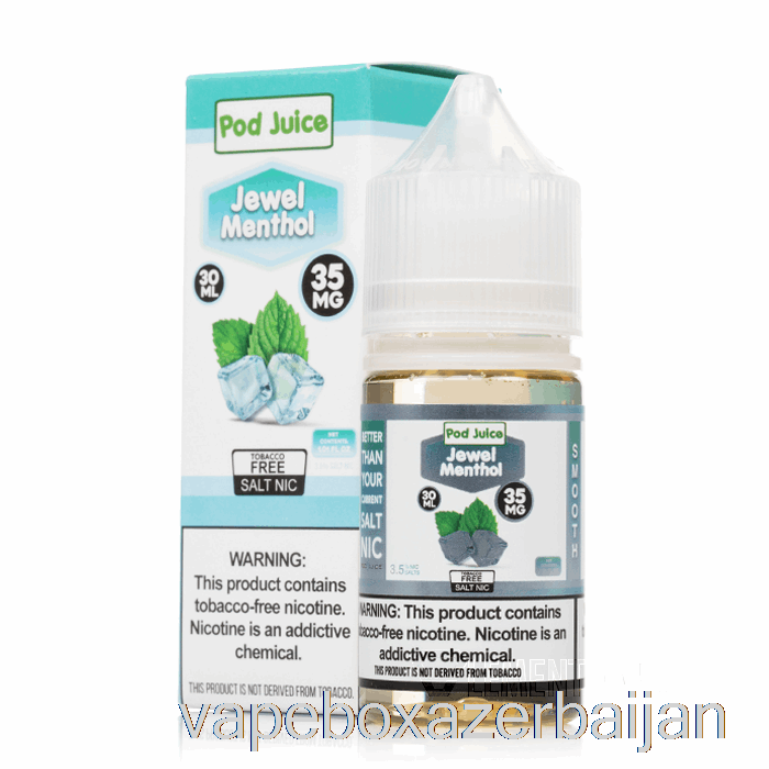 E-Juice Vape Jewel Menthol - Pod Juice - 30mL 20mg
